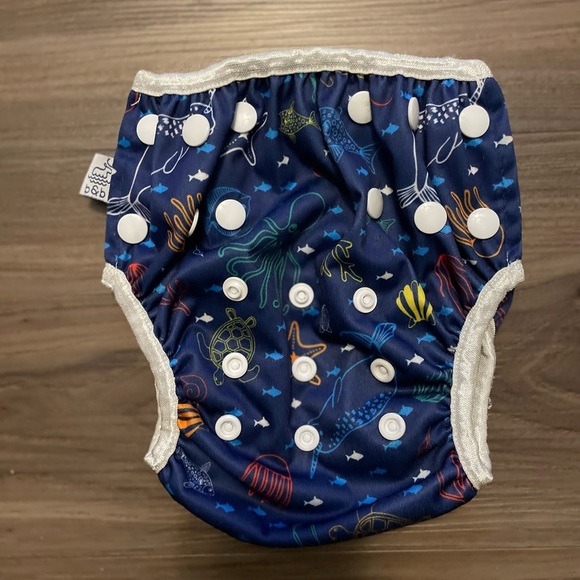Beau & Belle Nautical Adventure Kids Swim Diaper Cover - Picture 3 of 4